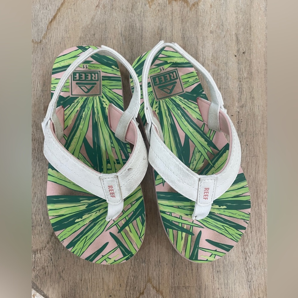 Reef toddler flip flop size 11